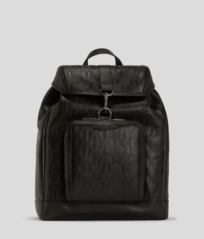 Karl Lagerfeld K/loom Leather Backpack