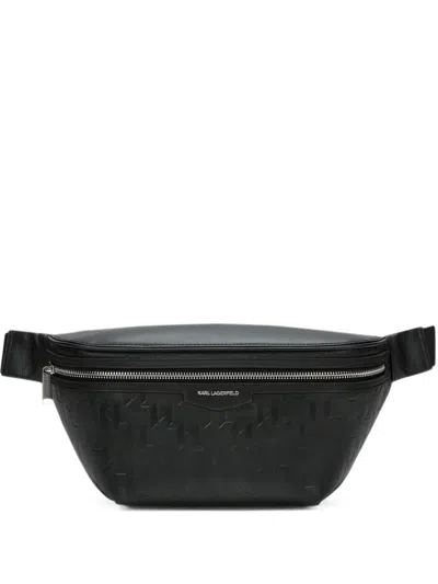 Karl Lagerfeld K/loom Gürteltasche In Black