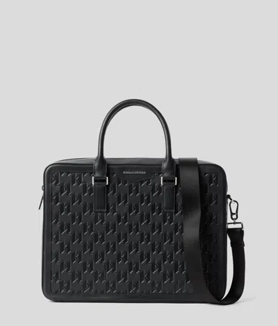 Karl Lagerfeld K/loom Leather Briefcase
