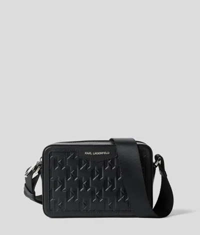Karl Lagerfeld K/loom Leather Camera Bag