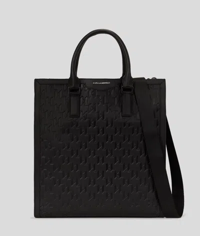 Karl Lagerfeld K/loom Leather Tote Bag