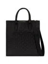 Karl Lagerfeld K/loom Leather Tote Bag In Black