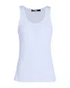 Karl Lagerfeld Tank Tops In White
