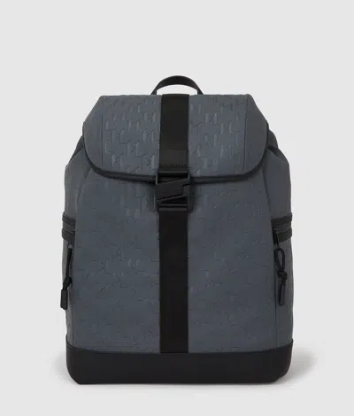 Karl Lagerfeld K/monogram Backpack In Gray