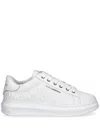 Karl Lagerfeld Kapri Monogram-print Sneakers In White