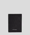 Karl Lagerfeld K/monogram Passport Holder