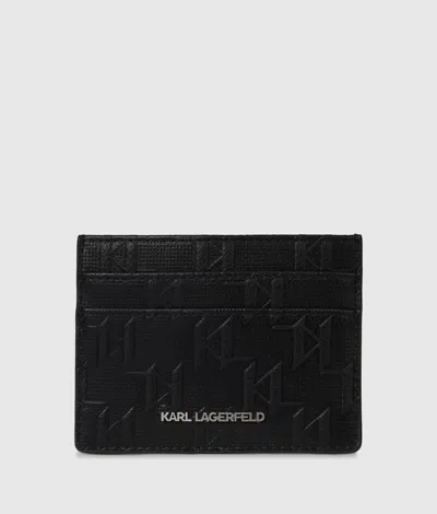 Karl Lagerfeld K/monogram Perforated Cardholder