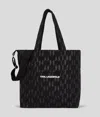 Karl Lagerfeld K/monogram Xl-shopper In Black