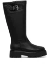 Karl Lagerfeld Knee-length Leather Boots In Black