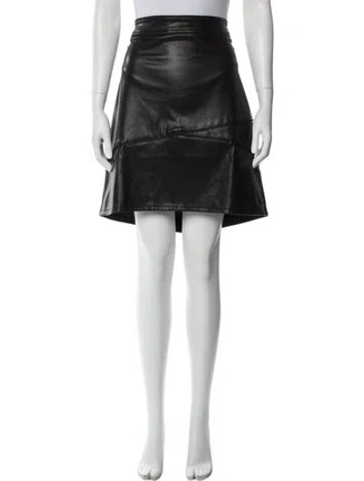 Pre-owned Karl Lagerfeld Knee-length Skirt In Black