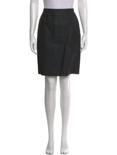 Pre-owned Karl Lagerfeld Knee-length Skirt In Black