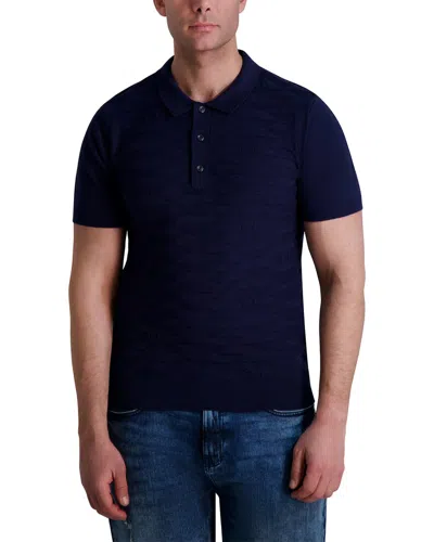 KARL LAGERFELD KARL LAGERFELD KNIT POLO SHIRT