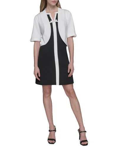 Karl Lagerfeld Knit Shrug In White