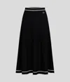 Karl Lagerfeld Knit Skirt In Black
