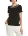 Karl Lagerfeld Knit Top In Black