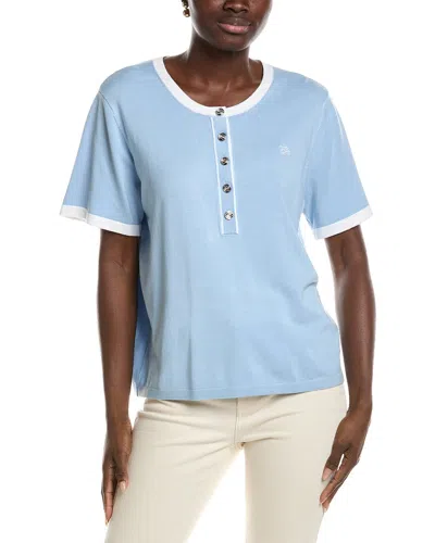 Karl Lagerfeld Knit Top In Blue