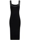 Karl Lagerfeld Knitted Dress In Black