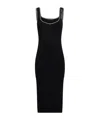 Karl Lagerfeld Knitted Dress In Black