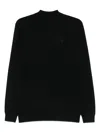 Karl Lagerfeld Knitted Jumper In Black
