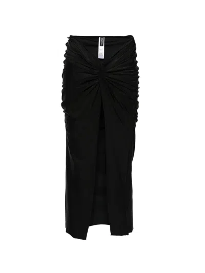 Karl Lagerfeld Knotted-detail Pareo In Black