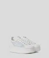 Karl Lagerfeld Kobe Signature Sneakers In White