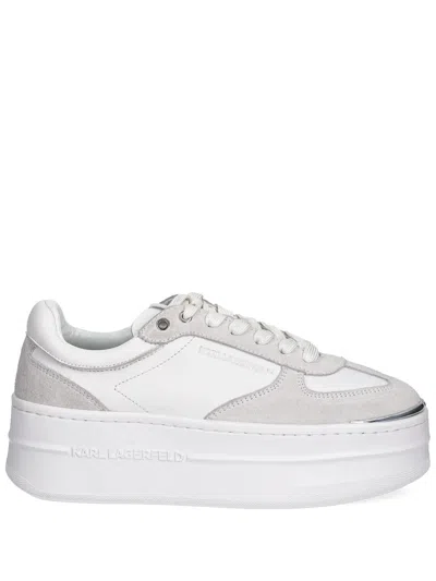 Karl Lagerfeld Kobo Apron Sneakers In White