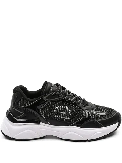 Karl Lagerfeld Komet Maison Sneakers In Black