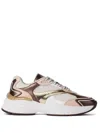 Karl Lagerfeld Komet Metallic Sneakers In Braun