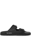 Karl Lagerfeld Kondo Tred Slippers In Black