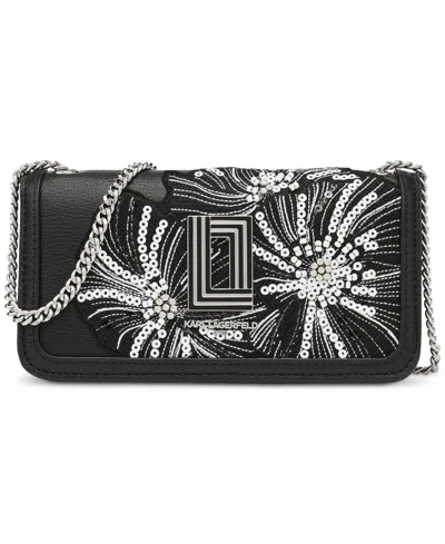 Karl Lagerfeld Kosette Shoulder In Black