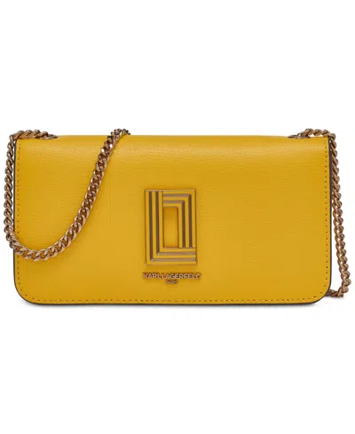 Karl Lagerfeld Kosette Shoulder Bag In Sunflower