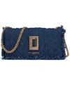 Karl Lagerfeld Kosette Small Crossbody Bag In Washed Denim