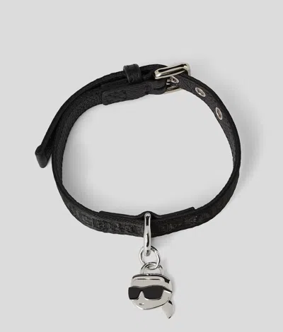Karl Lagerfeld K/pet Collar In Black