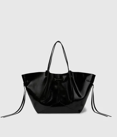 Karl Lagerfeld K/pierced Large Shiny Tote Bag In Pattern