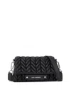 Karl Lagerfeld K/weave Cross Body Bag In Black
