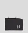 Karl Lagerfeld K/plak Cardholder In Black