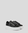 Karl Lagerfeld Kreeper Autograph Sneakers In Black