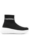 Karl Lagerfeld Kreeper Run Sneakers In Black