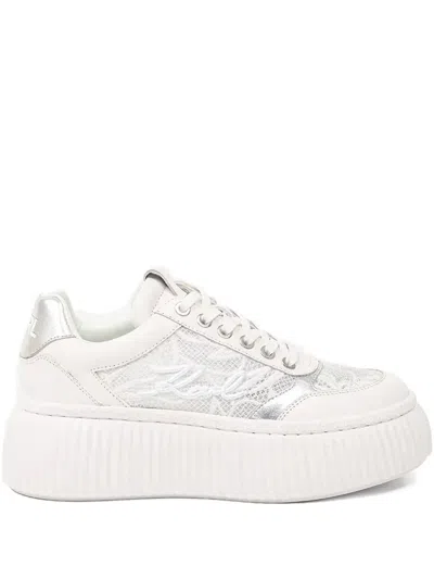 Karl Lagerfeld Kreeper Sneakers In White