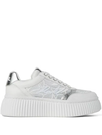 Karl Lagerfeld Kreeper Sneakers In White