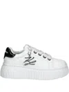 Karl Lagerfeld Kreeper Sneakers In White