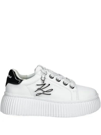 Karl Lagerfeld Kreeper Sneakers In White