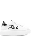 Karl Lagerfeld Kreeper Sneakers In White