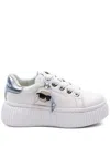 Karl Lagerfeld Krepper Ikonic Sneakers In White