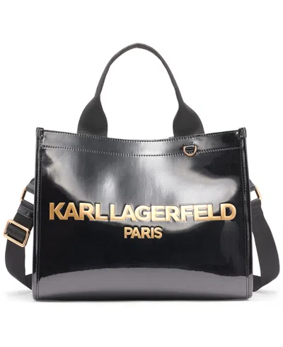 Karl Lagerfeld Kristina Medium Tote Bag In Black