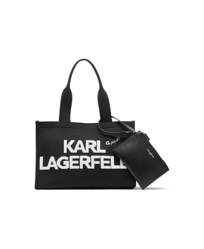 Karl Lagerfeld Kristina Tote Bag In Black