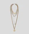 Karl Lagerfeld K/rock Multi-chain Necklace