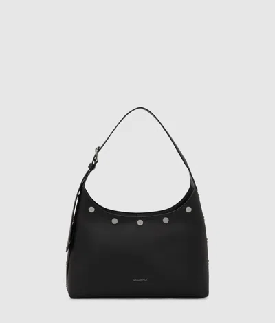 Karl Lagerfeld K/rocky Marais Hobo Bag In Black