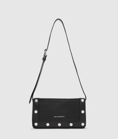 Karl Lagerfeld K/rocky Marais Shoulder Bag In Black