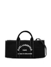 Karl Lagerfeld Krsg Ew Magazine Tote Bag In Black